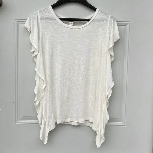 EUC Lazy Sundays off white unique top - Picture 8 of 9